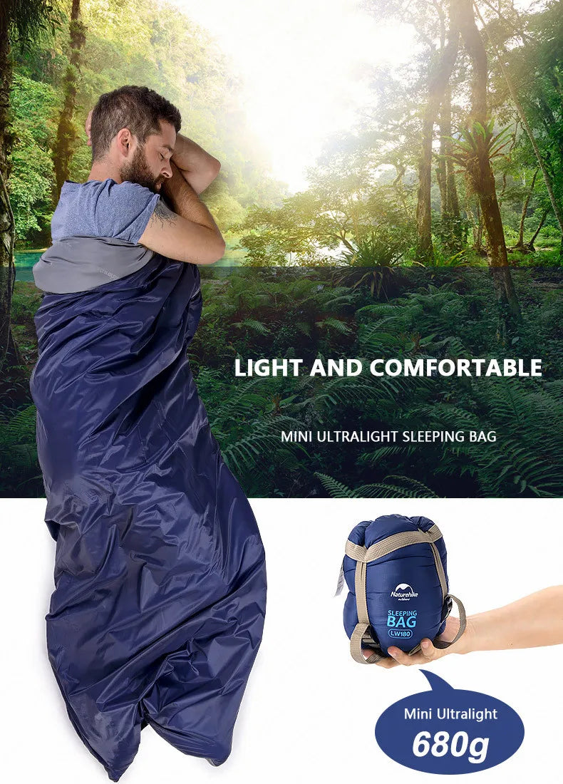 Ultralight Waterproof Cotton Sleeping Bag - DG Outdoor Sports