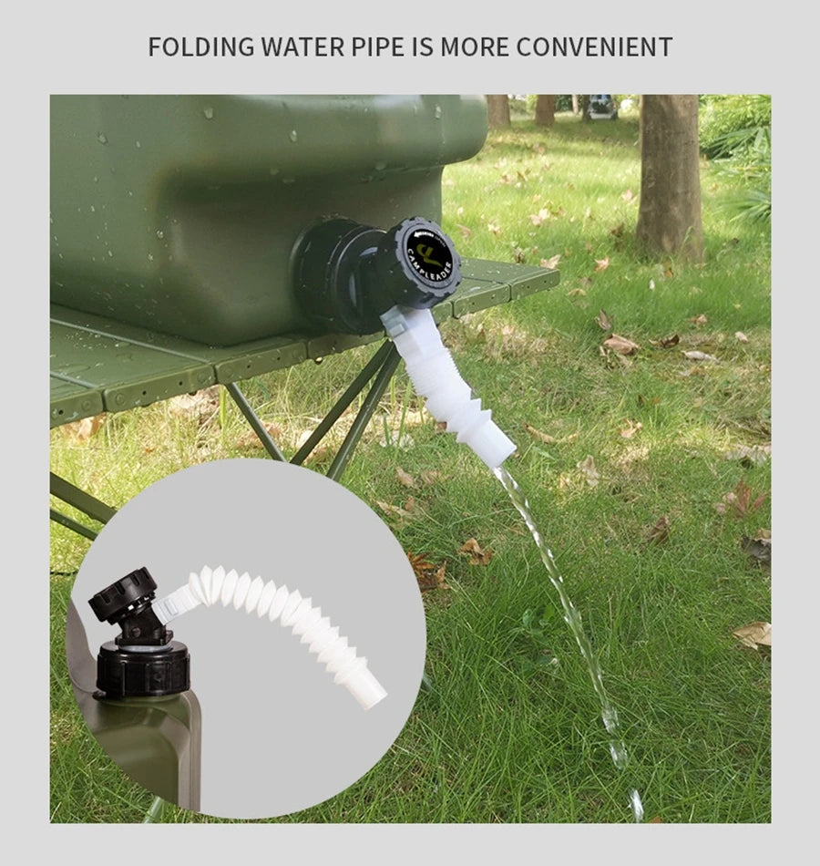10L/12L/18L/25L Large Military Green Water Container with Spigot for Camping Outdoors Hiking Accessories - DG Outdoor Sports