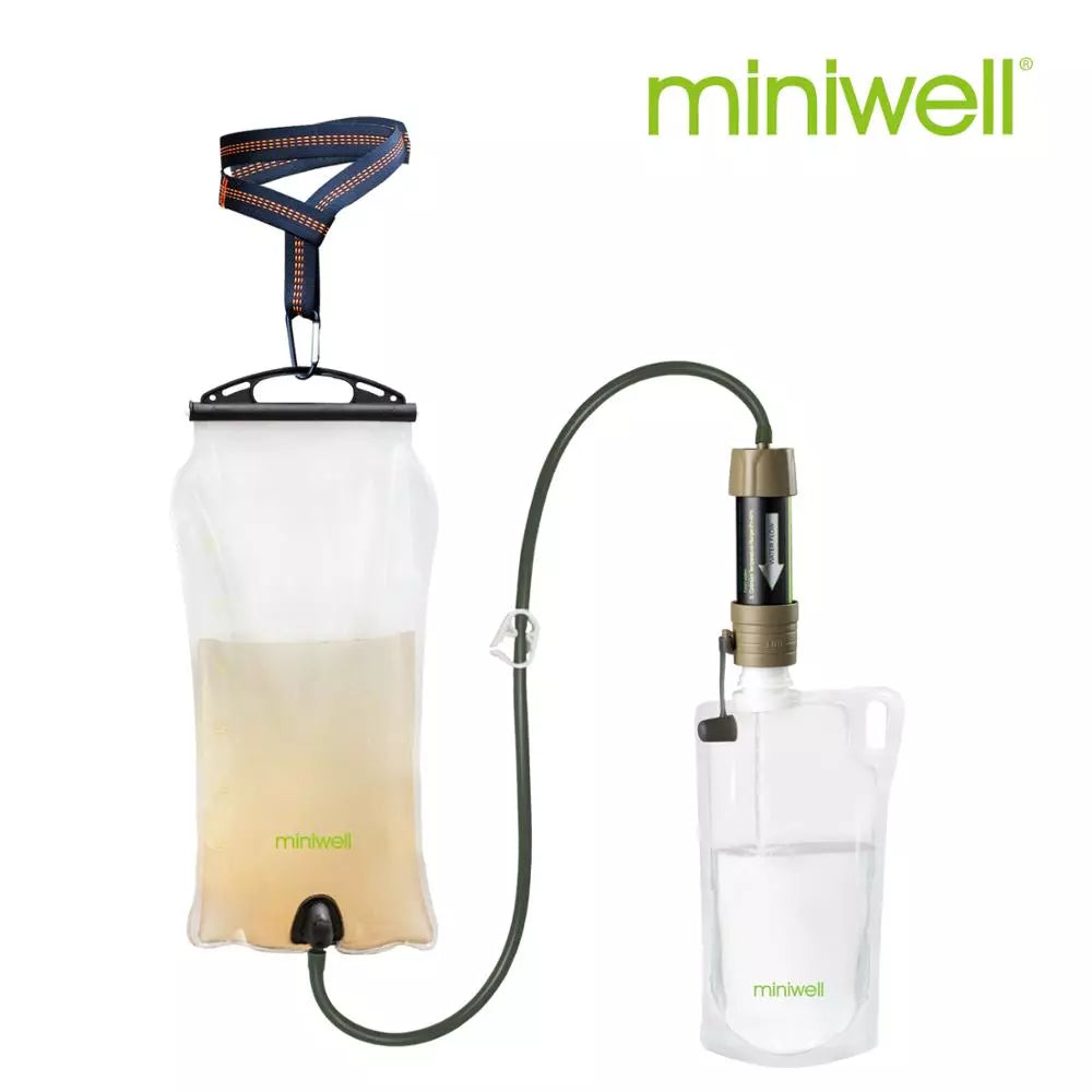 Outdoor Gravity Water Filter System for Hiking, Camping, Survival and Travel - DG Outdoor Sports