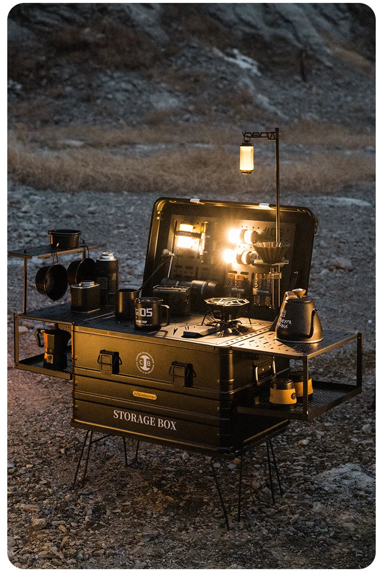 ShineTrip Outdoor 05 Series Camping IGT Aluminium Case Lightweight Modular Combo Accessories Aluminium Coffee Case Set - DG Outdoor Sports