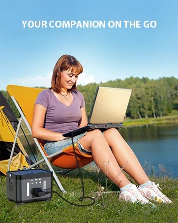 Portable Power Station, Peak 350W Backup Lithium Battery 250Wh 110V - DG Outdoor Sports