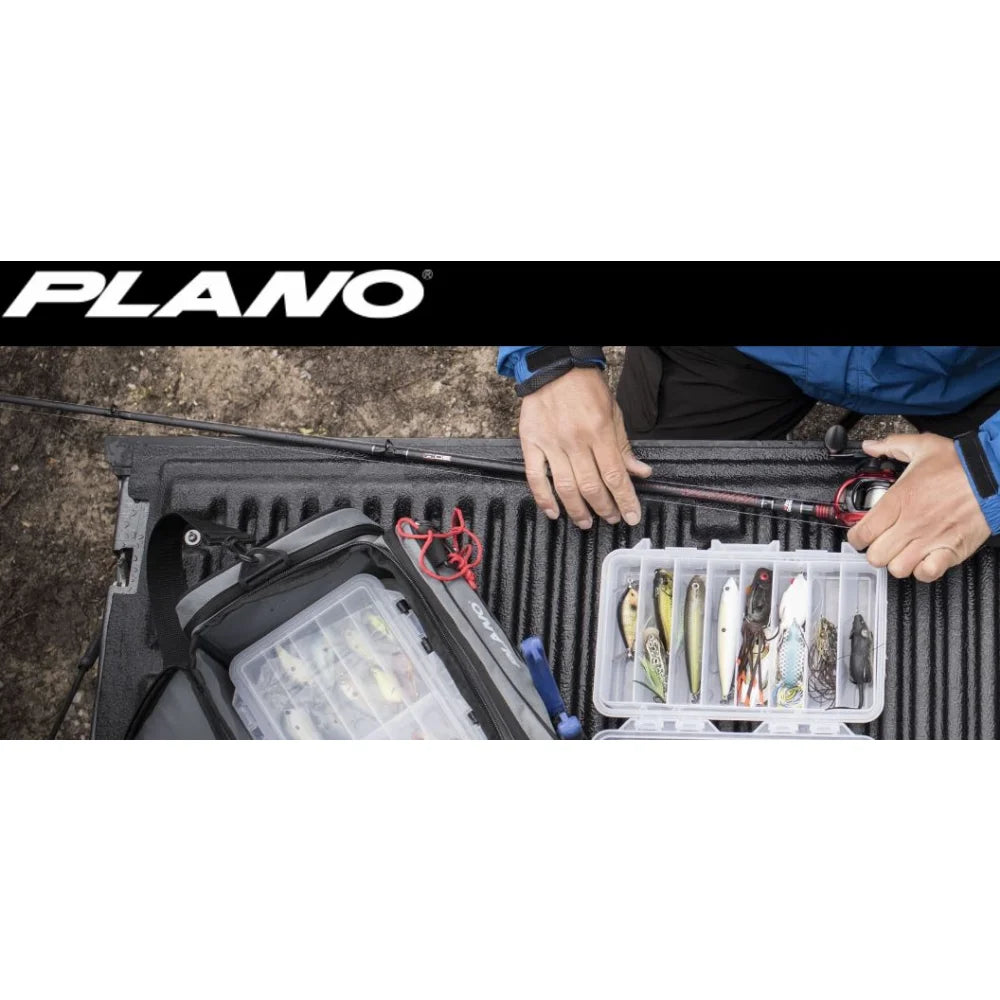 2023 New Plano Fishing Large 3-Tray Tackle Box with Top Access, Graphite/ Sandstone - DG Outdoor Sports