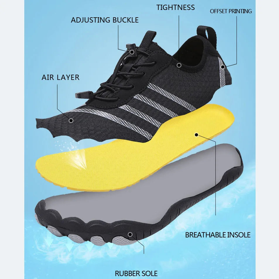 Water Shoes - Men Women Beach Aqua Shoes Quick Dry - DG Outdoor Sports