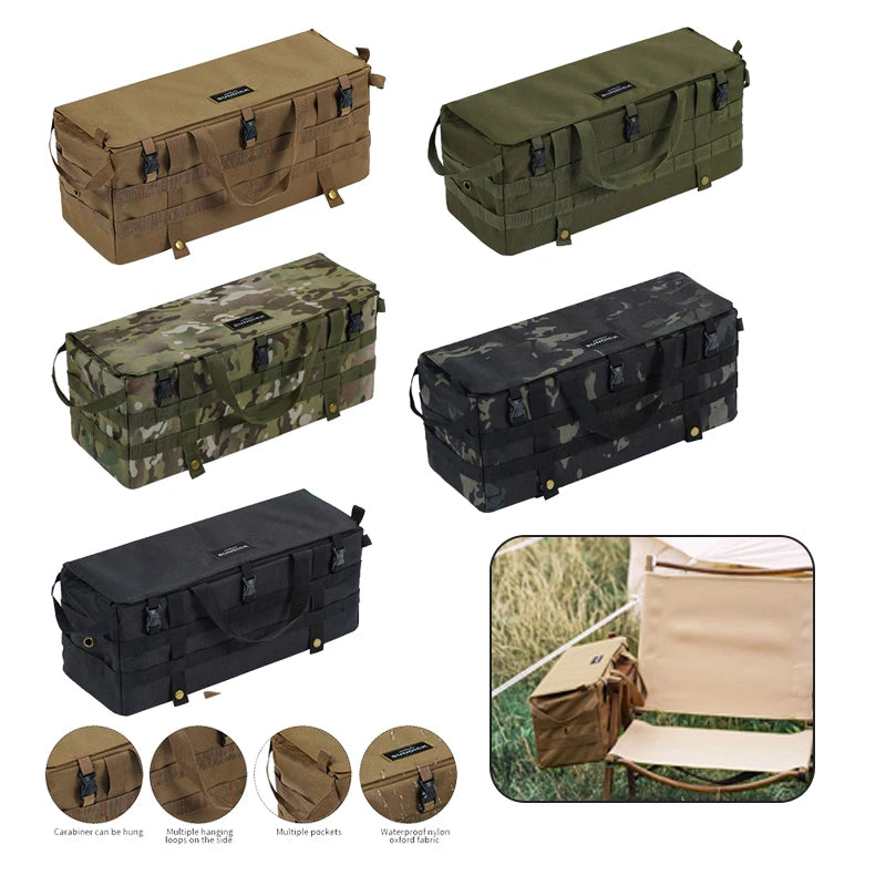 Tactical Molle Pouch Storage Bag Hanging Pocket for Desk Side EDC Gadget Hunting Pouch Waterproof Camping Bags Outdoor Equipment - DG Outdoor Sports