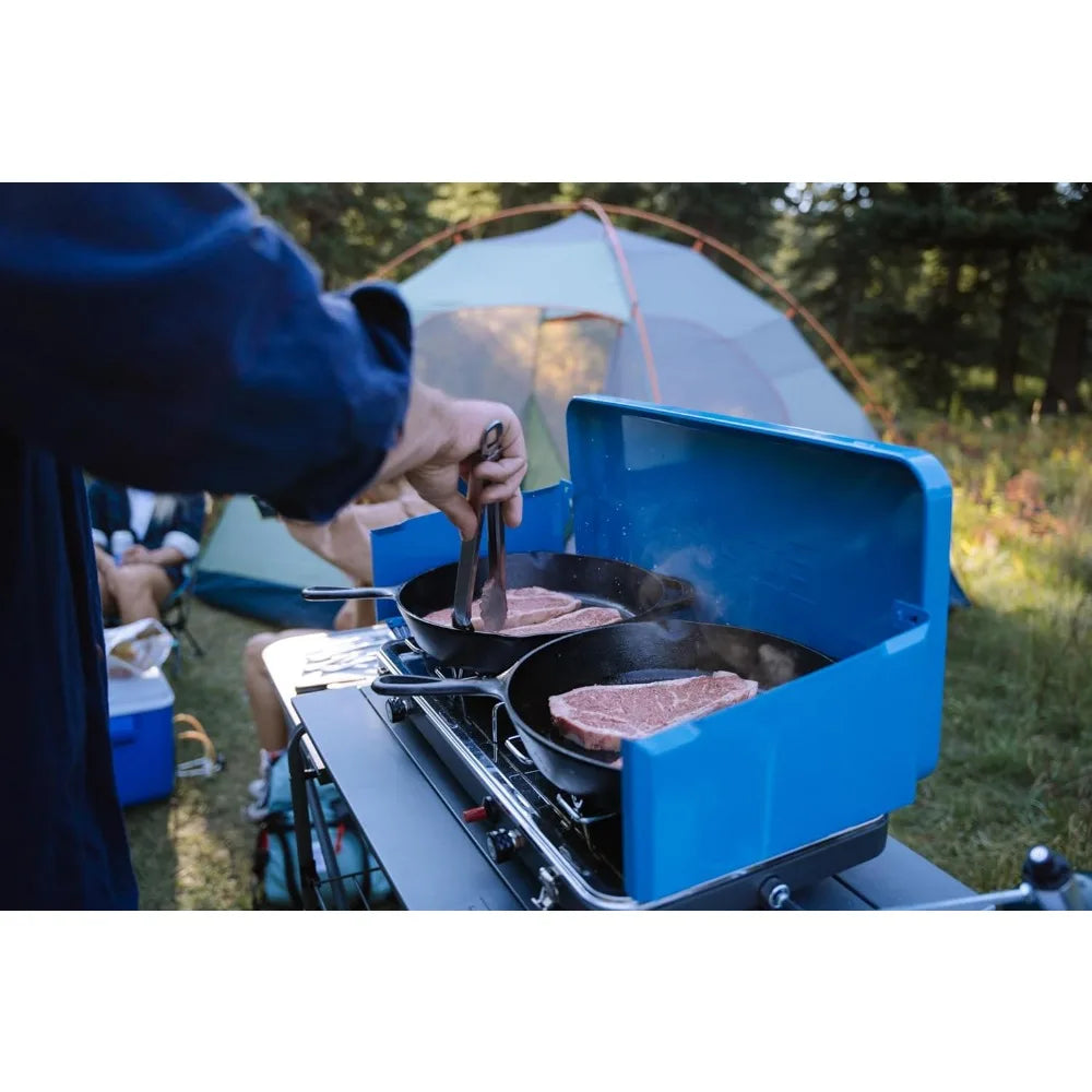 Portable 2-Burner Propane Camping Stove - DG Outdoor Sports