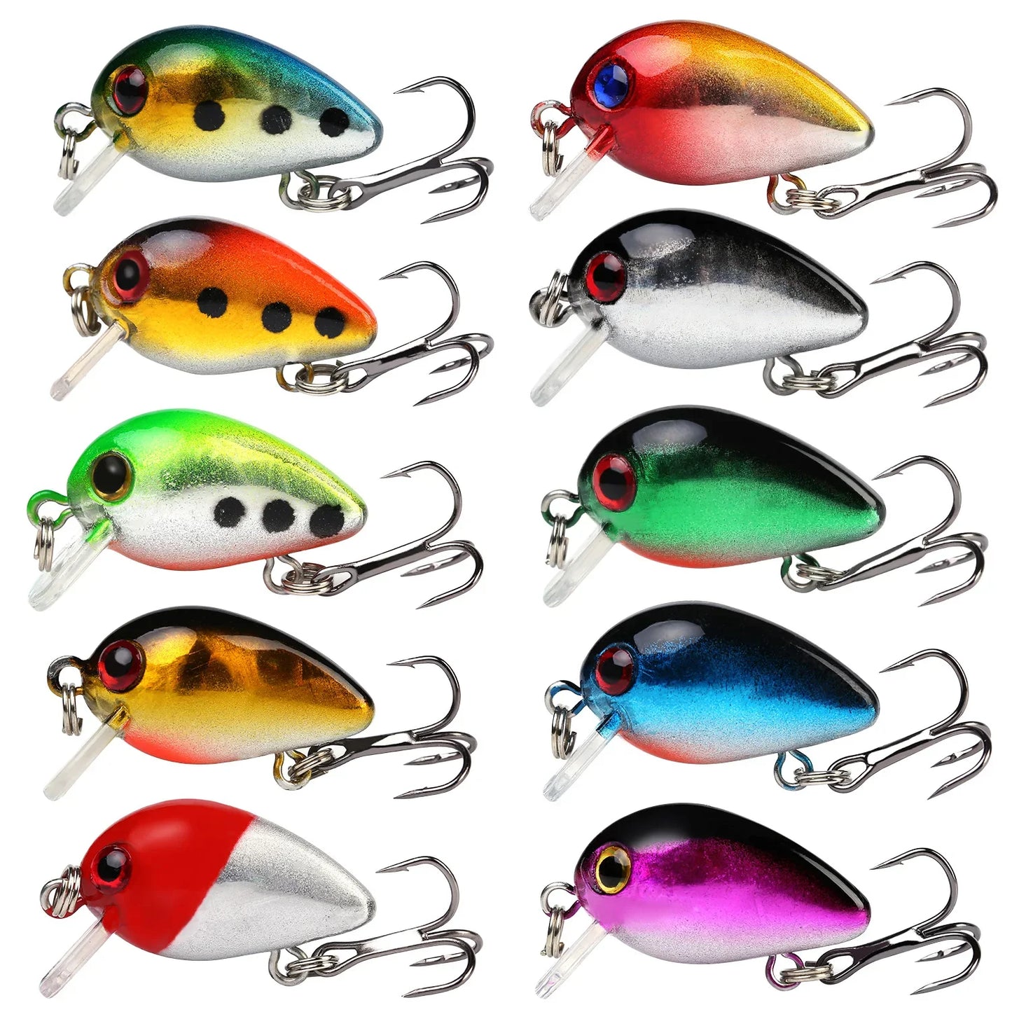 Fishing Lure Large Hard Bait Minnow VIB Lure with Treble Hook Life-Like Swimbait Fishing Bait - DG Outdoor Sports
