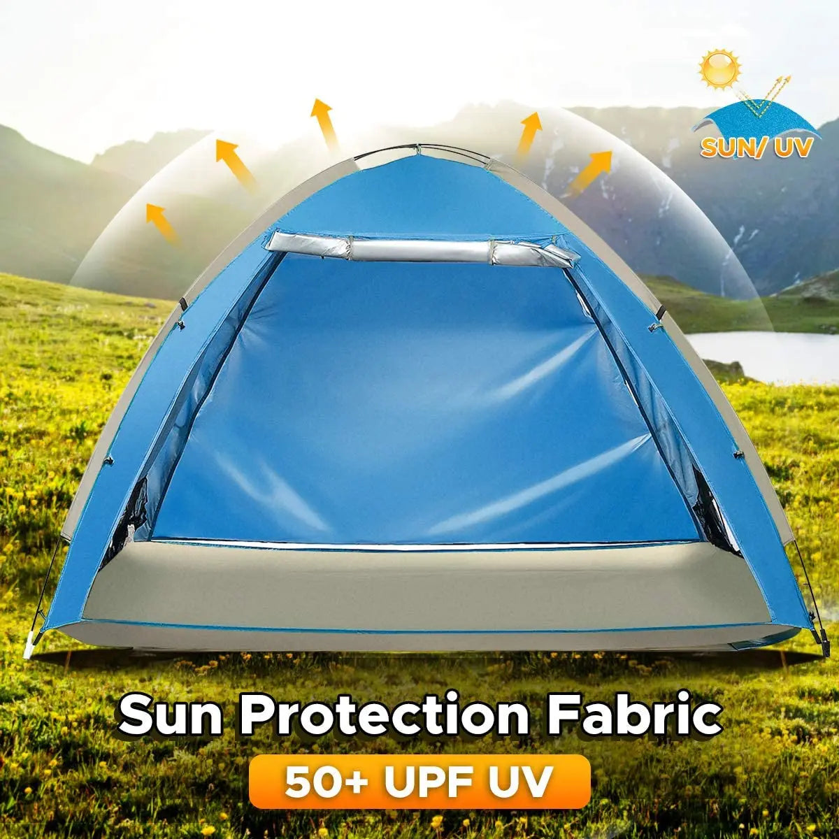 Quick Opening 2-3 People Ultralight Camping Tent - DG Outdoor Sports