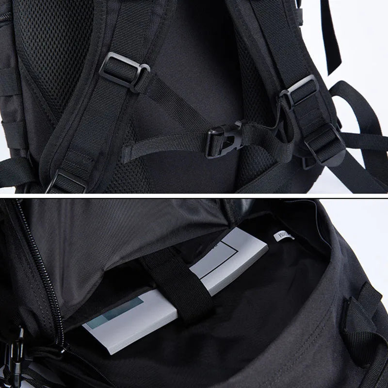 Military Camouflage Tactical Backpack Men Outdoor Sports Camping Trekking Hiking Equipment Oxford Waterproof Large-capacity Bag - DG Outdoor Sports