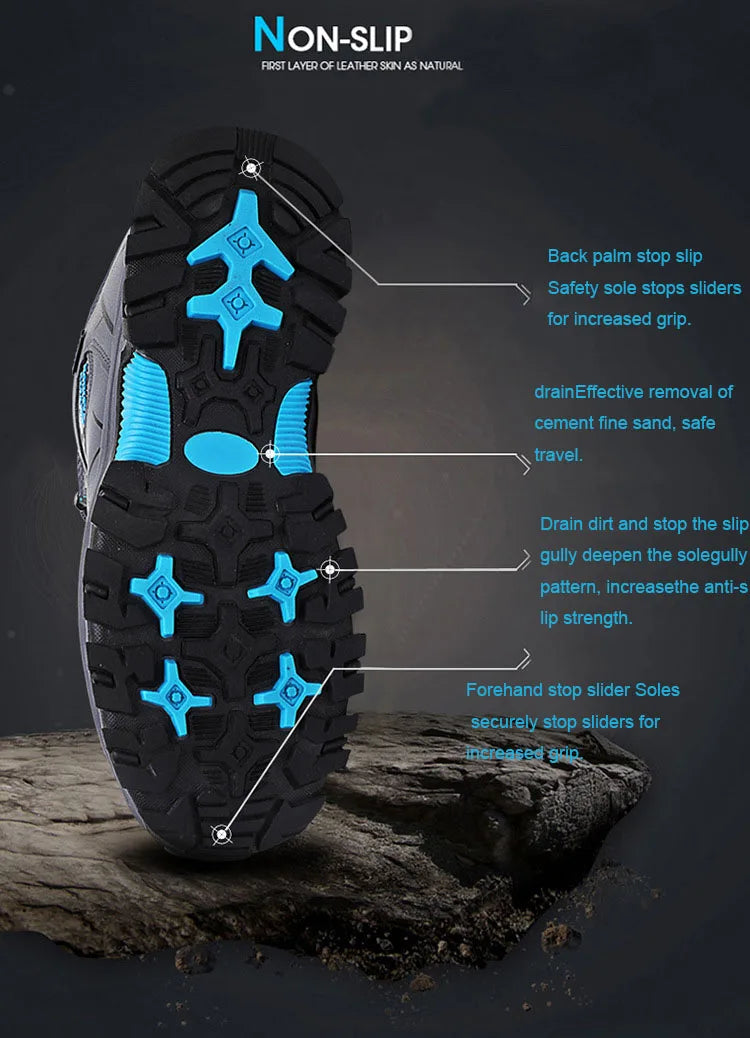 Climbing Hiking Boots Thick Insulation Waterproof - DG Outdoor Sports