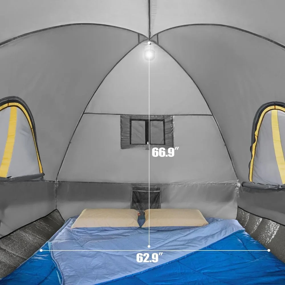 Pickup Truck Tent, Waterproof PU2000mm Double Layer for 5.5-6.5 FT Truck Bed - DG Outdoor Sports