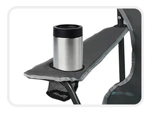 Folding Camping Chairs with Mini Table Beverage Cup Holder Carrying Bag - DG Outdoor Sports