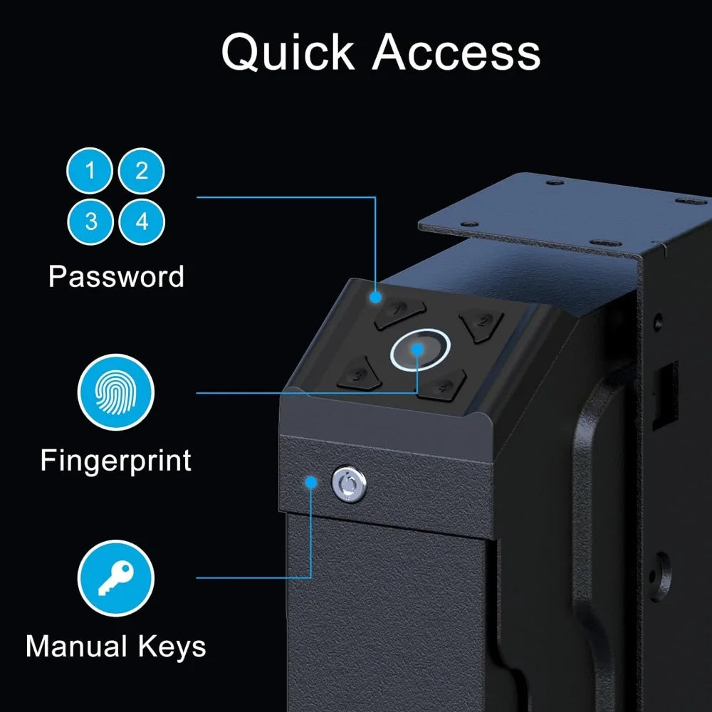 Biometric Quick Access Handgun Safe - DG Outdoor Sports