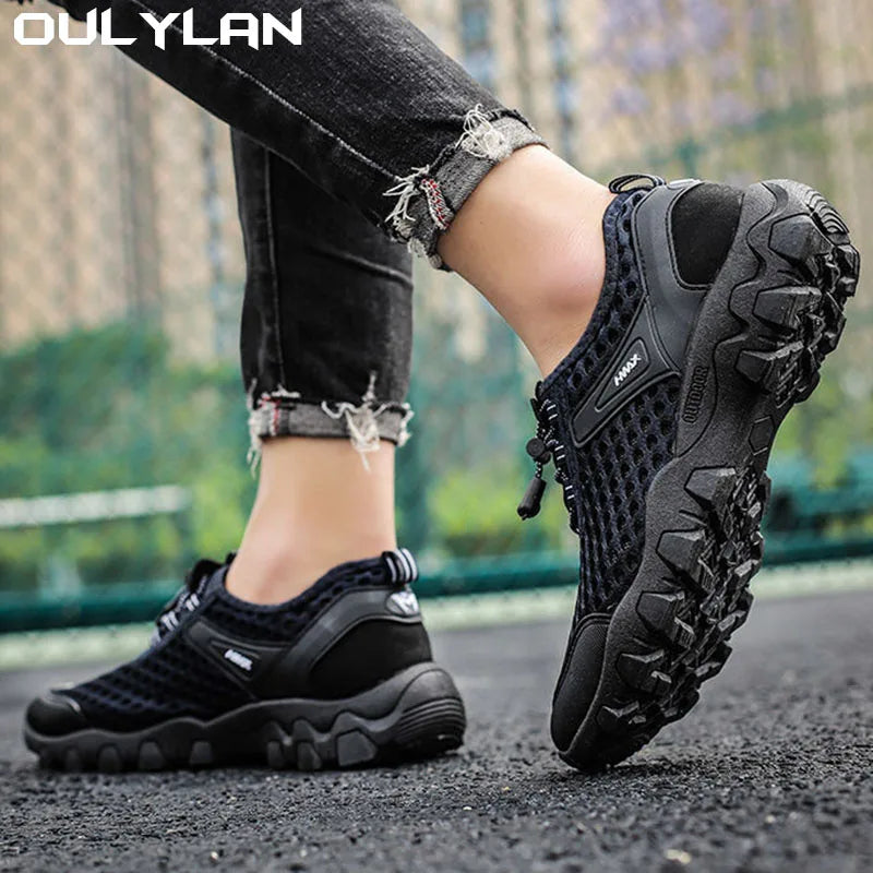 Men Women Hiking Shoes Quick Drying Water Shoes Beach Aqua Shoes for Water Sport Boating Fishing Hiking Barefoot Sneakers - DG Outdoor Sports