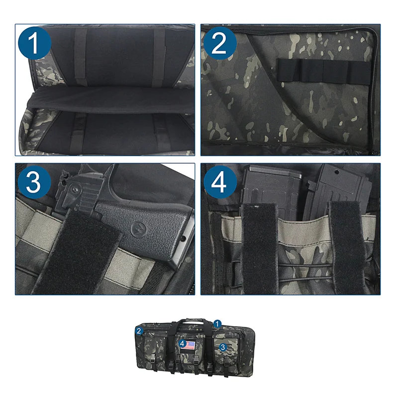 Double Rifle Long Gun Case - DG Outdoor Sports