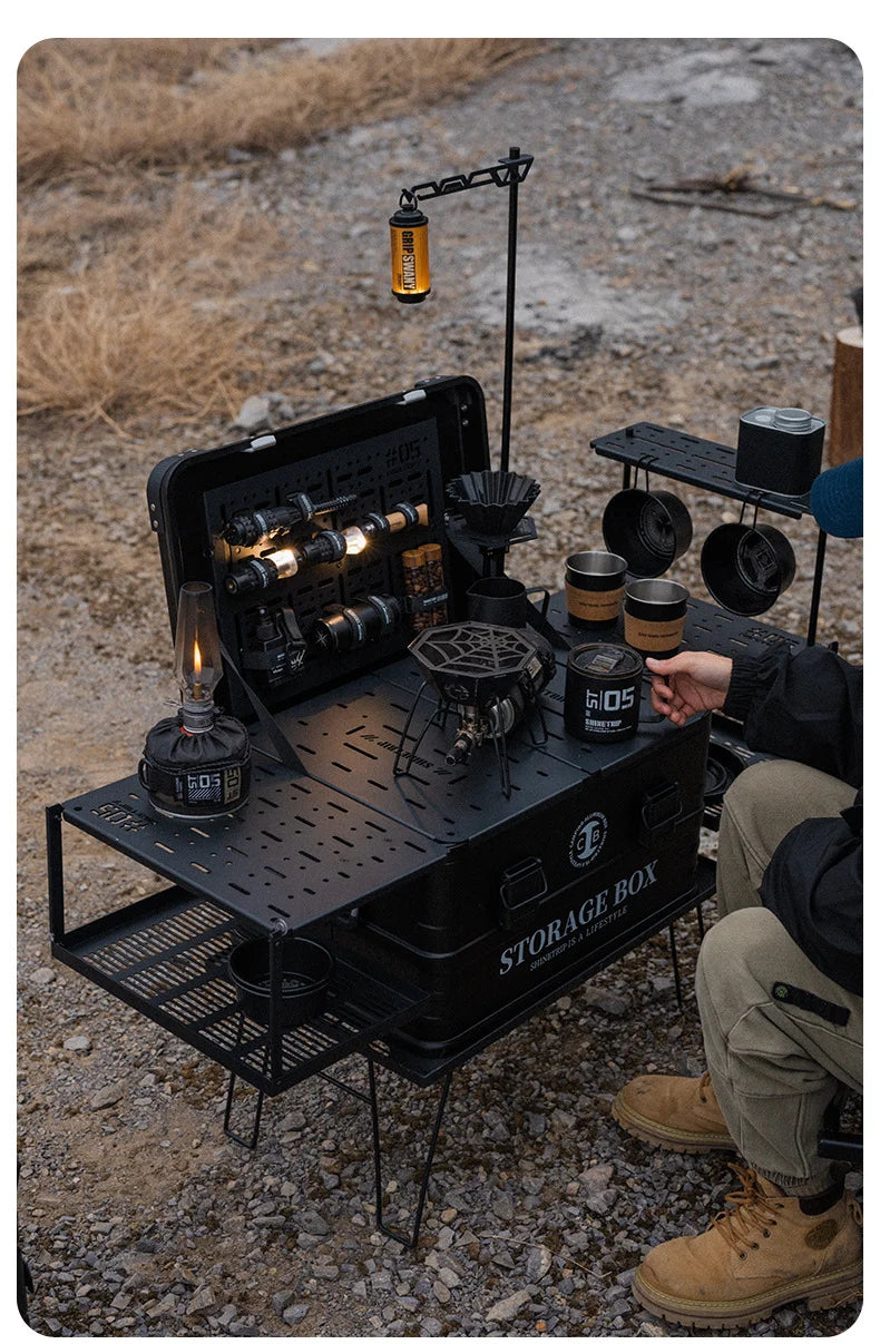 ShineTrip Outdoor 05 Series Camping IGT Aluminium Case Lightweight Modular Combo Accessories Aluminium Coffee Case Set - DG Outdoor Sports