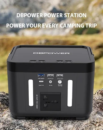 Portable Power Station, Peak 350W Backup Lithium Battery 250Wh 110V - DG Outdoor Sports