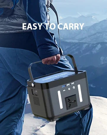 Portable Power Station, Peak 350W Backup Lithium Battery 250Wh 110V - DG Outdoor Sports