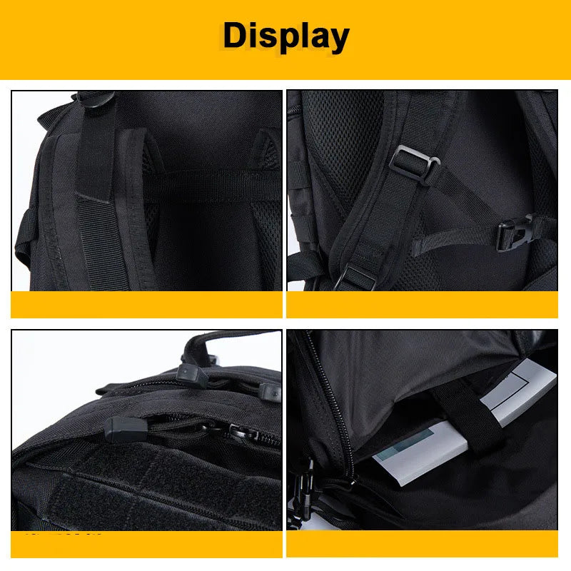 Military Camouflage Tactical Backpack Men Outdoor Sports Camping Trekking Hiking Equipment Oxford Waterproof Large-capacity Bag - DG Outdoor Sports