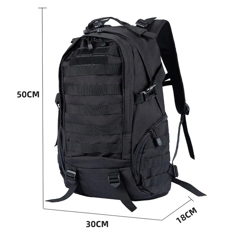 Military Camouflage Tactical Backpack Men Outdoor Sports Camping Trekking Hiking Equipment Oxford Waterproof Large-capacity Bag - DG Outdoor Sports