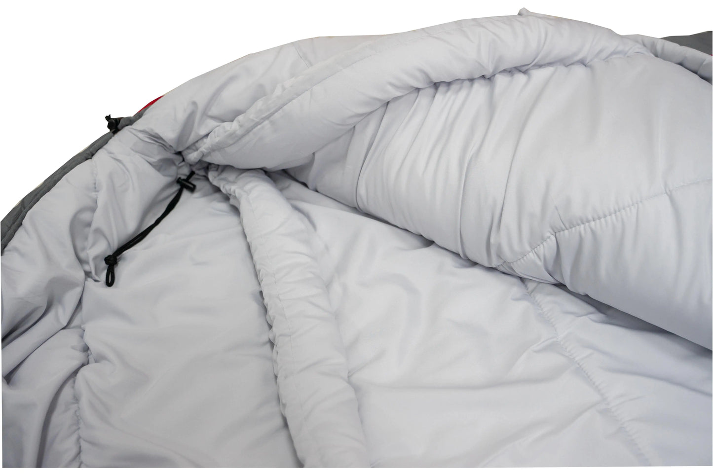 Ozark Trail 10-Degree Cold Weather Mummy Sleeping Bag with Soft Liner, Red, 85"x33" - DG Outdoor Sports 		