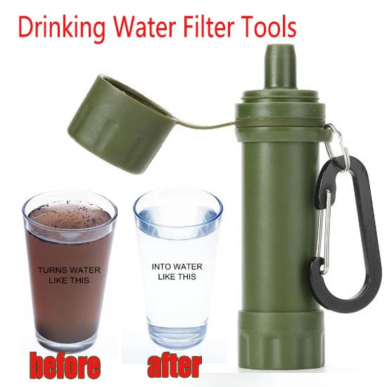 Outdoor Drinking Water Filtration Purifier - DG Outdoor Sports 		