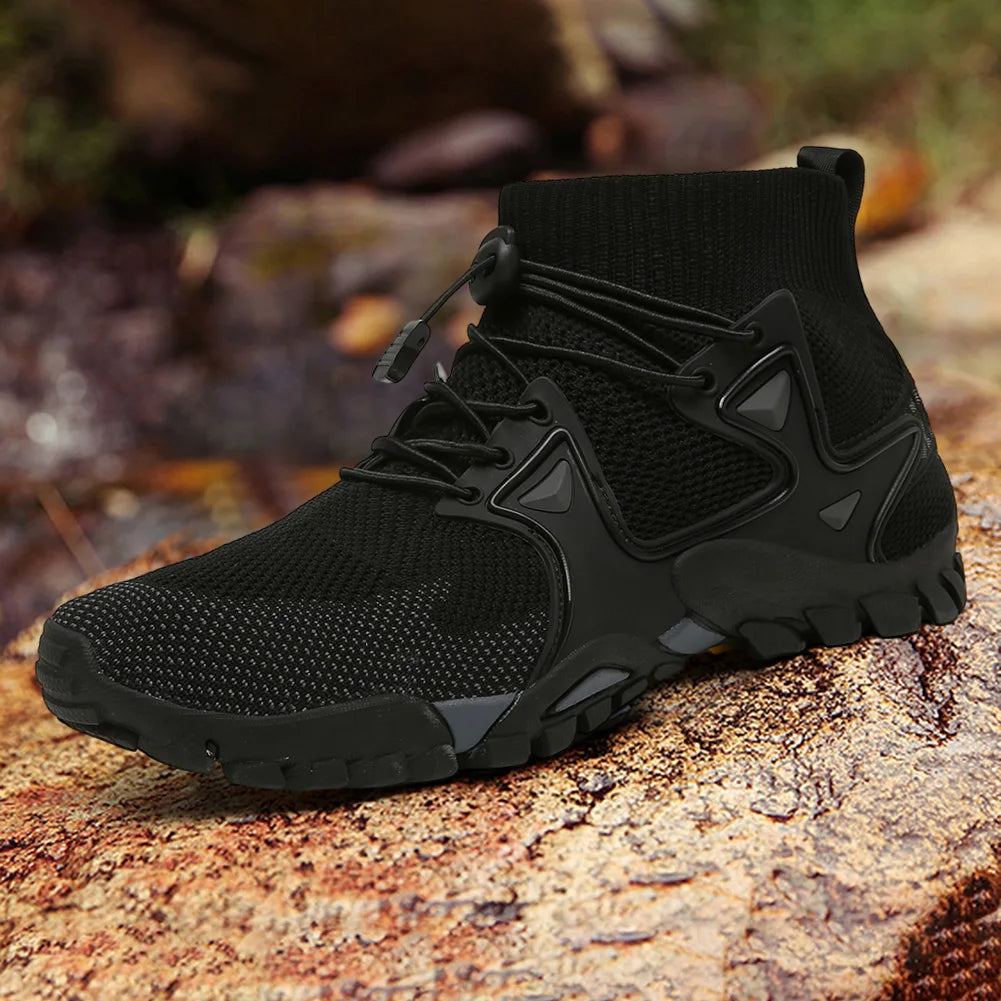 Men Hiking Shoes - Anti-slip Trekking Boots - DG Outdoor Sports 		