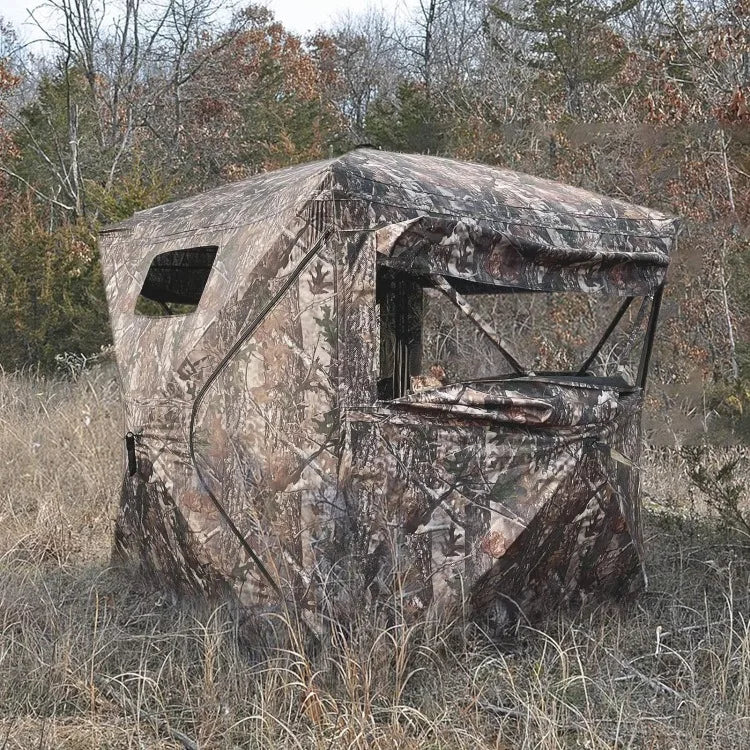 Hunting Blind, 1-4 Person Camouflage Ground Blind - DG Outdoor Sports 		