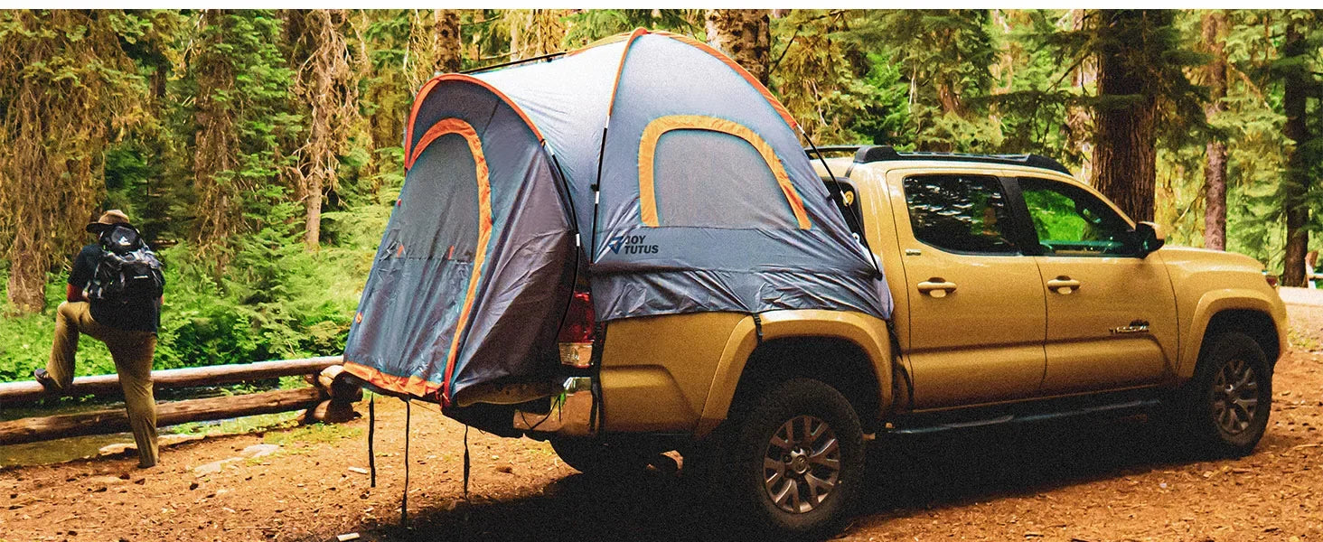 Pickup Truck Tent 2.0, Waterproof PU2000mm Double Layer for 2 Person - DG Outdoor Sports 		