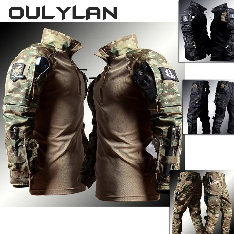 NEW Tactical Hunting Suit - Waterproof Quick Drying Military Combat Two Piece Set - DG Outdoor Sports 		