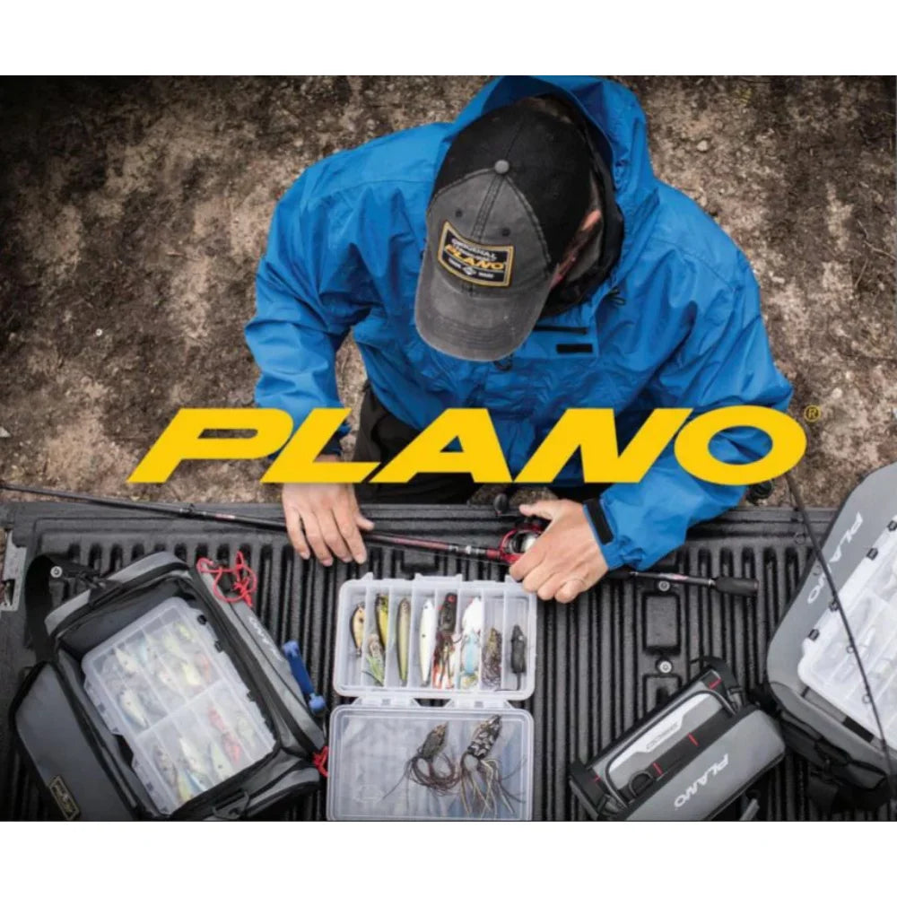 2023 New Plano Fishing Large 3-Tray Tackle Box with Top Access, Graphite/ Sandstone - DG Outdoor Sports 		