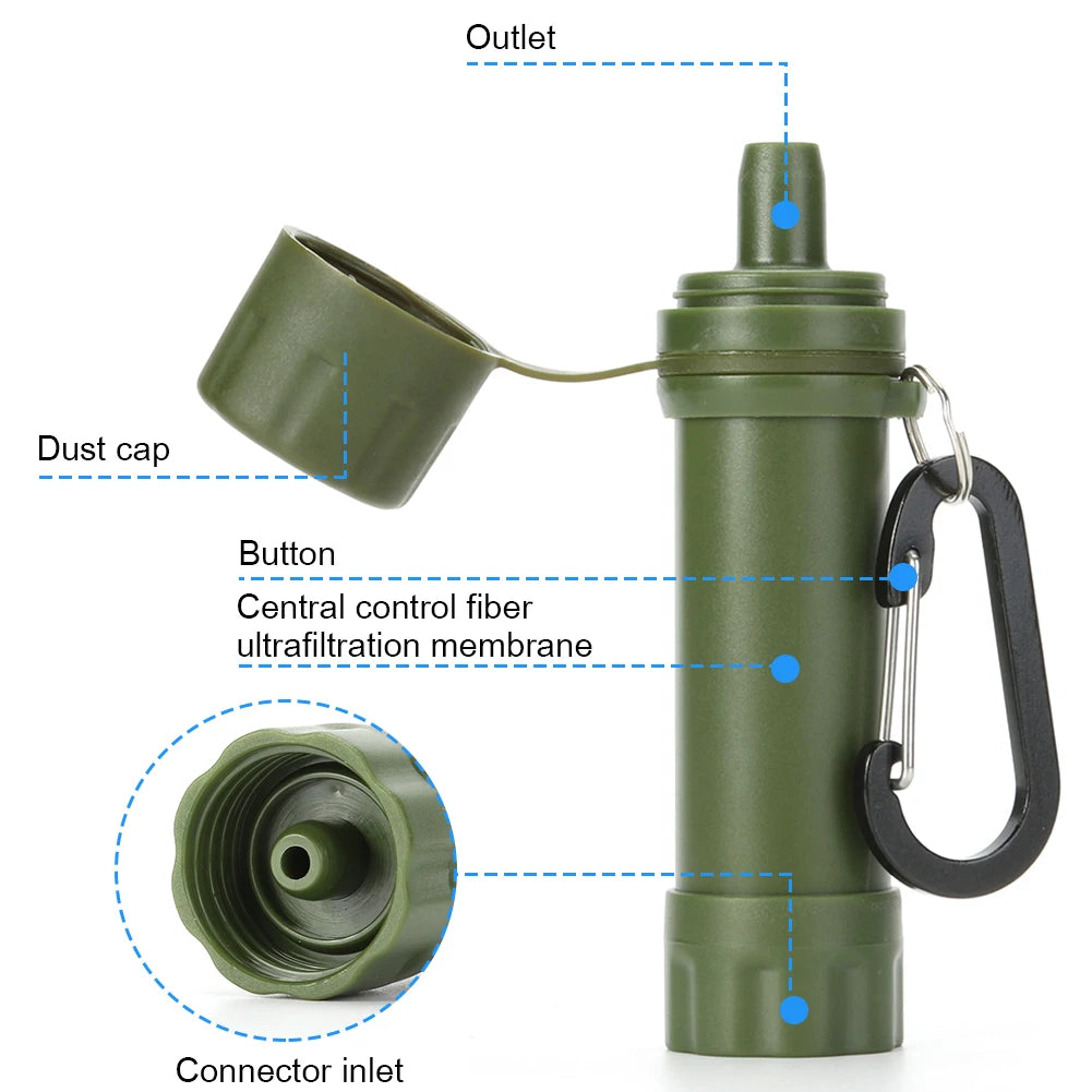 Outdoor Drinking Water Filtration Purifier - DG Outdoor Sports 		